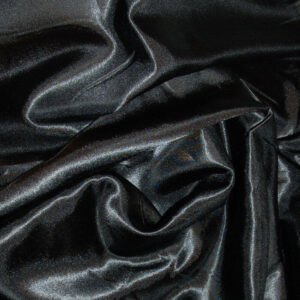 Plain Satin Fabric - Black