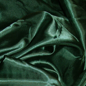 Plain Satin Fabric - Bottle Green