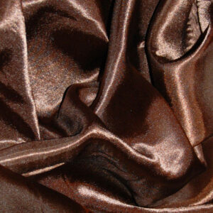 Plain Satin Fabric - Brown