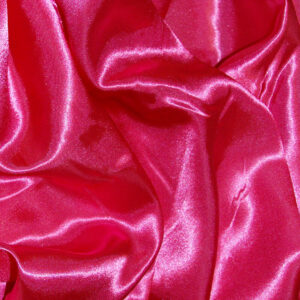 Plain Satin Fabric - Cerise