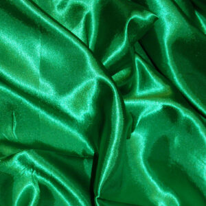 Plain Satin Fabric - Emerald