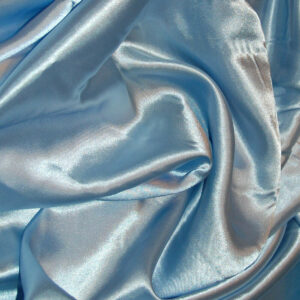 Plain Satin Fabric - Light Blue