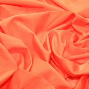 Neon Orange Lycra Jersey Fabric
