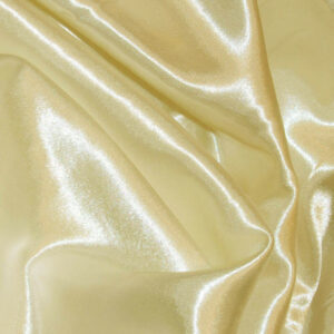 Plain Satin Fabric - Pale Gold