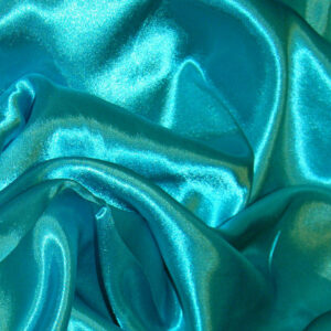 Plain Satin Fabric - Turquoise