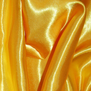 Plain Satin Fabric - Yellow