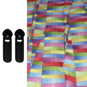 Printed Multi-Colour Invisible Nylon 5mm Zip By the Meter
