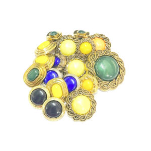 Fancy Mix Shades Shank Buttons & Mix Size