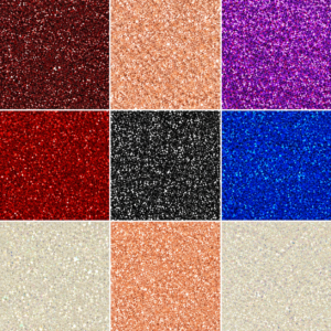 Chunky Glitter On Cotton Drill Fabric