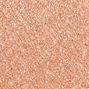 Chunky Glitter On Cotton Drill Fabric - Rose Gold