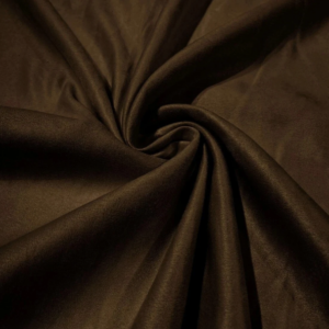 Chocolate Brown Faux Suede Super Soft Fabric