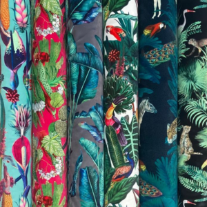Italian Printed Velvet Plush